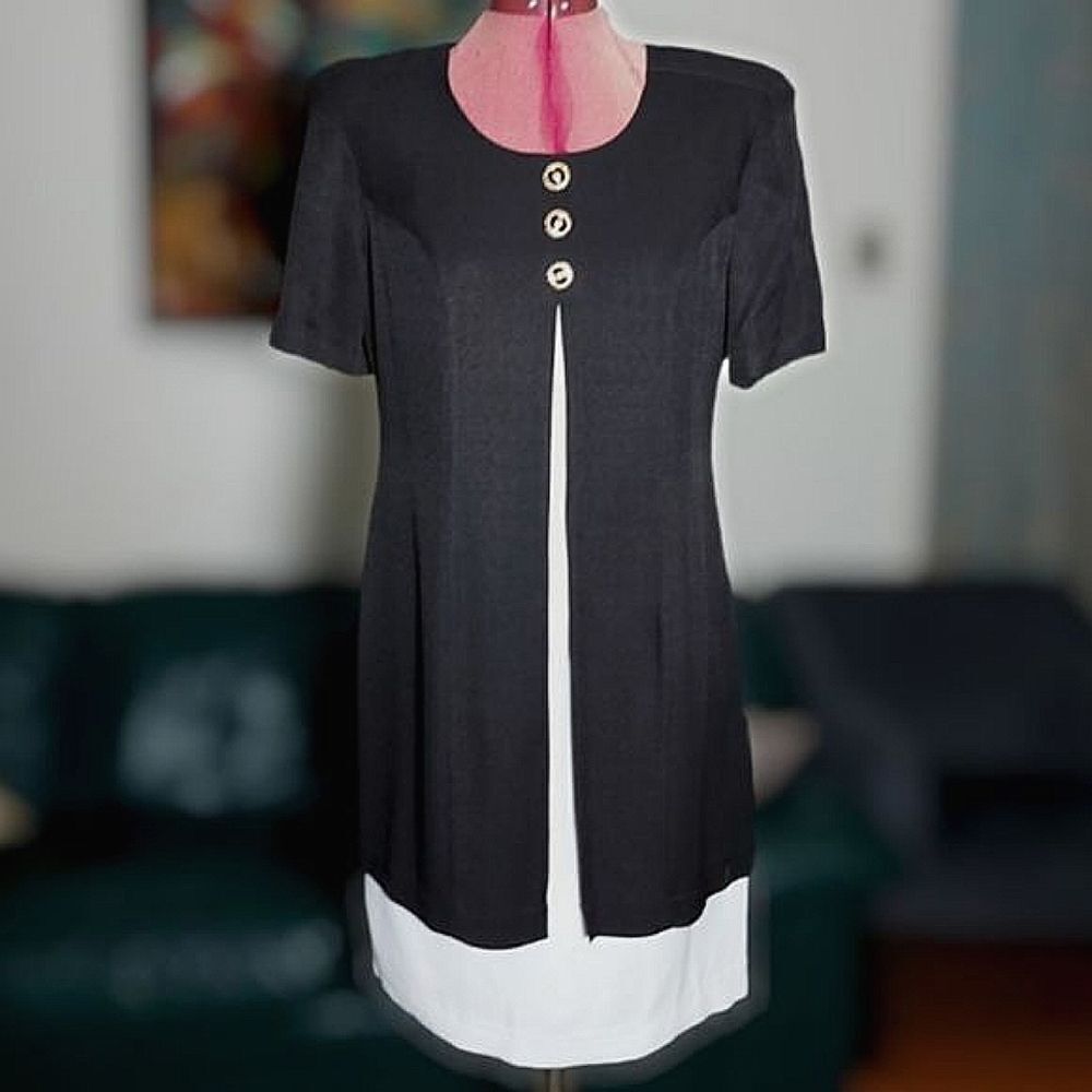 Vtg Braemar Petites By Jeremy Scott dress